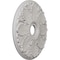 Ekena Millwork Milan Ceiling Medallion (Fits Canopies up to 4 5/8"), 24 1/2"OD x 3 1/2"ID x 1"P, Ultra Pure White CM24MIUWF - alternate 3
